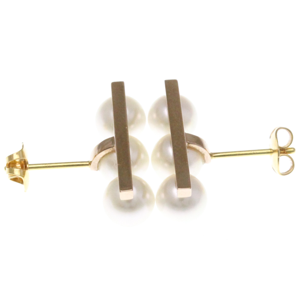 Tasaki Balance Neo Earrings Pearl Pink Gold (18K) Stud Earrings Pink Gold - Picture 6 of 10